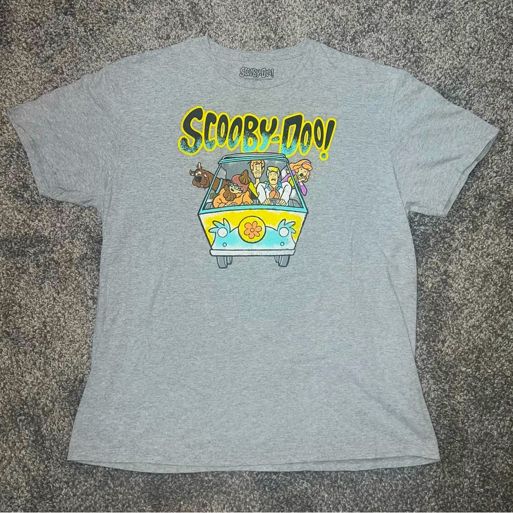Grey Scooby-Doo Graphic T-shirt XL